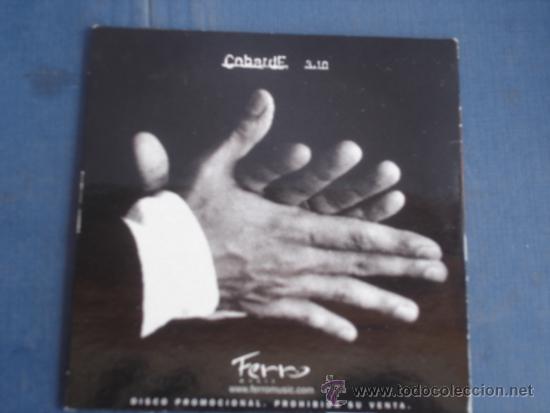 CDs de m&uacute;sica: MANUEL DE ANGUSTIAS   COBARDE  PROMO CD-SINGLE - Foto 2