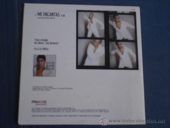 CDs de m&uacute;sica: LUIS BARBERIA   ME ENCANTAS  PROMO CD-SINGLE - Foto 2