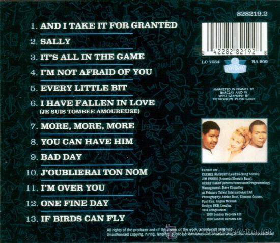 CDs de m&uacute;sica: CARMEL - COLLECTED - compact disc.mirar portes antes de comprar - Foto 2