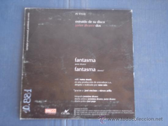 CDs de m&uacute;sica: JAVIER ALVAREZ   FANTASMA  PROMO CD-SINGLE - Foto 2