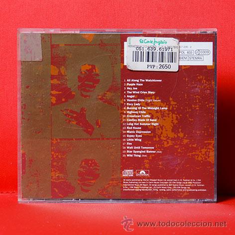 CDs de m&uacute;sica: JIMI HENDRIX THE ULTIMATE EXPERIENCE CD - Foto 2
