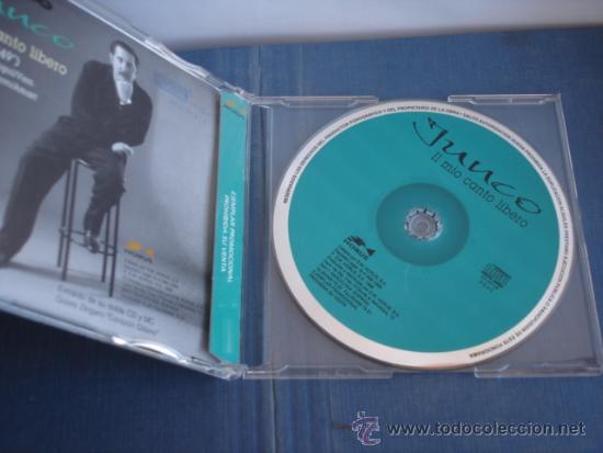 CDs de m&uacute;sica: JUNCO   IL MIO CANTO LIBERO  PROMO CD-SINGLE - Foto 2