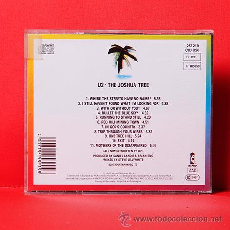 CDs de m&uacute;sica: U2 THE JOSHUA TREE CD - Foto 2