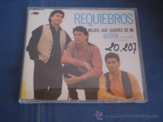 CDs de m&uacute;sica: REQUIEBROS   MUJER, QUE QUIRES DE MI  PROMO CD-SINGLE - Foto 1