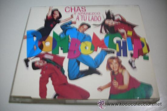 CDs de m&uacute;sica: BOM BOM CHIP - CHAS Y APAREZCO A TU LADO - CD SINGLE - Foto 1