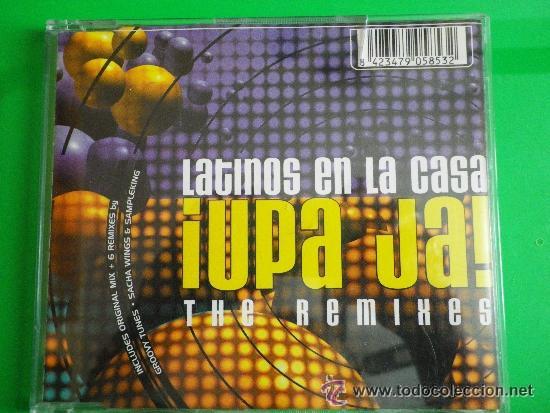 CDs de m&uacute;sica: LATINOS EN LA CASA - UPA JA THE REMIXES - CD SINGLE - Foto 1