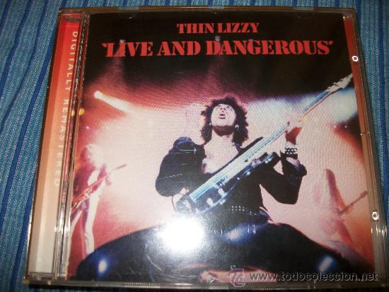CDs de m&uacute;sica: CD - Thin Lizzy, Live and Dangerous (remaster) Vertigo - Foto 1