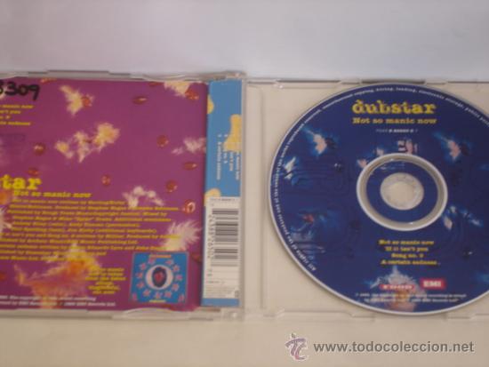 CDs de m&uacute;sica: DUBSTAR   NOT SO MANIC NOW  CD-SINGLE 4 TRACKS - Foto 2