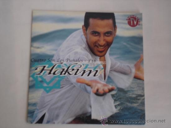 CDs de m&uacute;sica: HAKIM  CUATRO SON LOS PU&Ntilde;ALES   CD SINGLE - Foto 1
