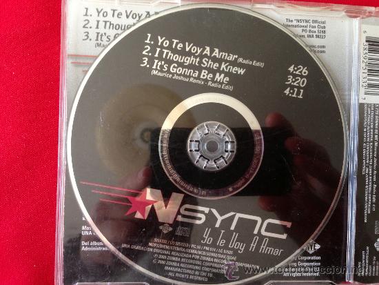 CDs de m&uacute;sica: CD SINGLE NSYNC YO TE VOY AMAR - Foto 2