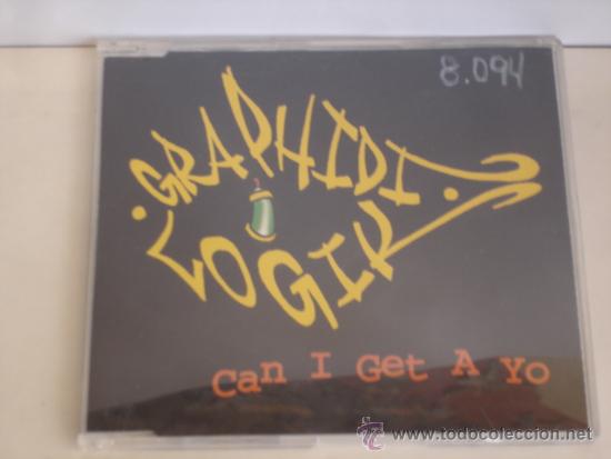 CDs de m&uacute;sica: GRAPHIDI LOGIK   CAN I GET A YO  CD-MAXI 4 TRACKS - Foto 1