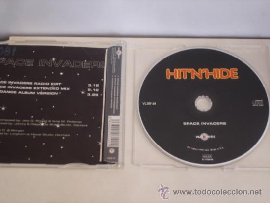 CDs de m&uacute;sica: HIT &acute;N&acute;HIDE   SPACE INVADERS  CD-MAXI 3 TRACKS - Foto 2