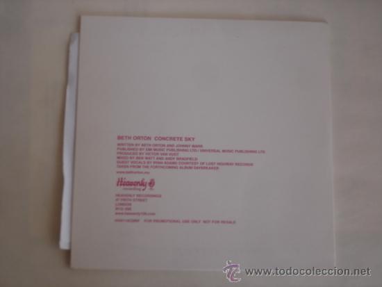 CDs de m&uacute;sica: BETH ORTON   CONCRETE SKY  PROMO CD-SINGLE - Foto 2