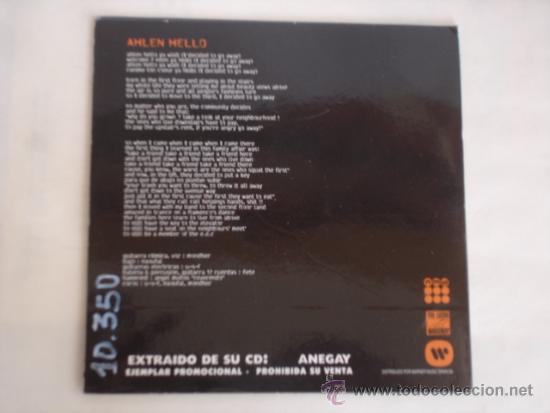 CDs de m&uacute;sica: ANEGAY   AHLEN HELLO  PROMO CD-SINGLE - Foto 2