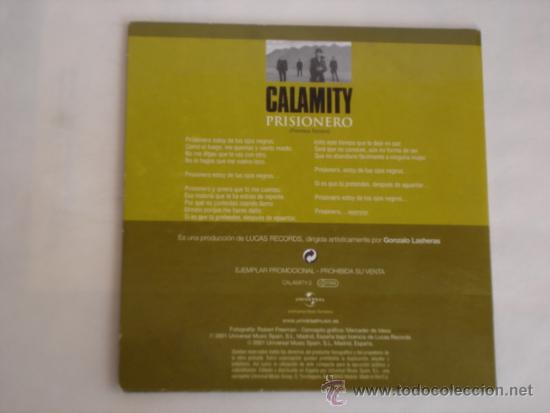 CDs de m&uacute;sica: CALAMITY   PRISIONERO  PROMO CD-SINGLE - Foto 2
