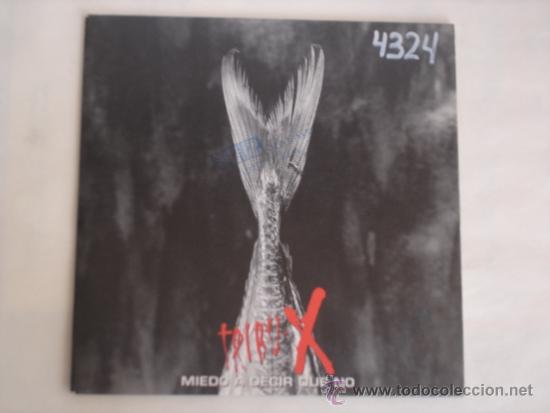 Music CDs: TRIBU-X   MIEDO A DECIR QUE NO  PROMO CD-SINGLE