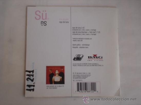 CDs de m&uacute;sica: S&Uuml;   RAYO DE LUNA  CE-SINGLE 1+1 - Foto 2