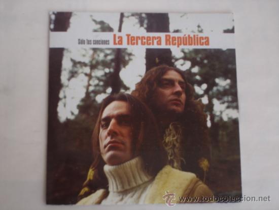 CDs de M&uacute;sica: LA TERCERA REPUBLICA   SOLO TUS CANCIONES  PROMO CD-SINGLE