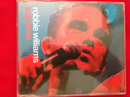 CDs de m&uacute;sica: CD SINGLE ROBBIE WILLIAMS SUPREME - Foto 1