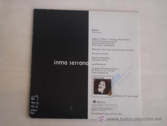 CDs de m&uacute;sica: INMA SERRANO   DUERME  PROMO CD-SINGLE - Foto 2