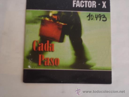 CDs de m&uacute;sica: FACTOR-X   CADA PASO  CD-SINGLE 4 TRACKS - Foto 1