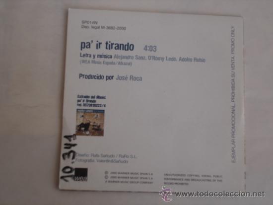 CDs de m&uacute;sica: ADOLFO CANELA   PA&acute;IR TIRANDO  PROMO CD-SINGLE - Foto 2