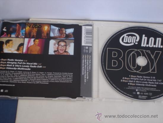 CDs de m&uacute;sica: B.O.N.   BOYS CD-MAXI 3 TRACKS - Foto 2