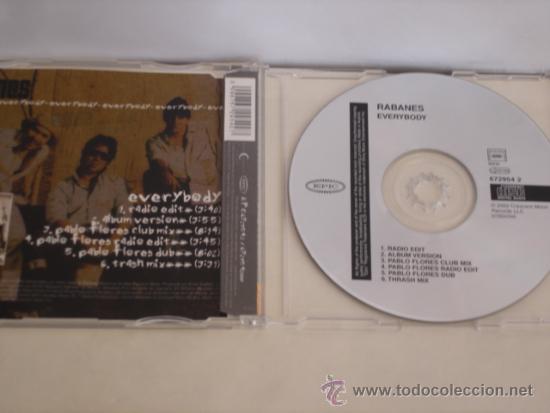 CDs de m&uacute;sica: RABANES   EVERYBODY  CD-MAXI 6 TRACKS - Foto 2