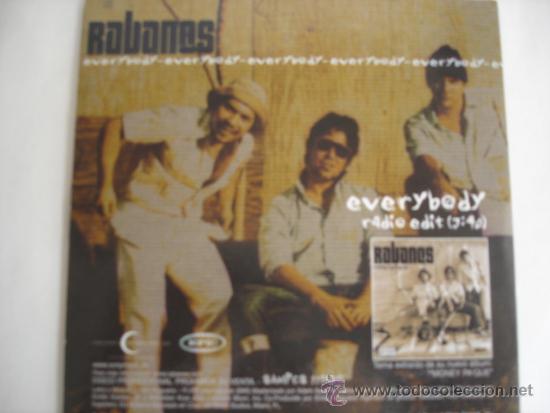 CDs de m&uacute;sica: RABANES   EVERYBODY  CD-MAXI 6 TRACKS - Foto 2