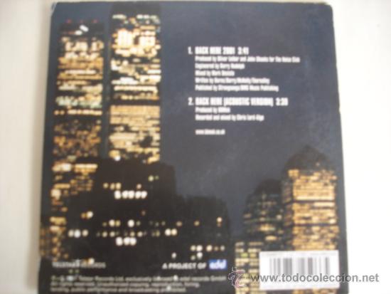CDs de m&uacute;sica: BBMAK   BACK HERE  CD-SINGLE 1+1 - Foto 2