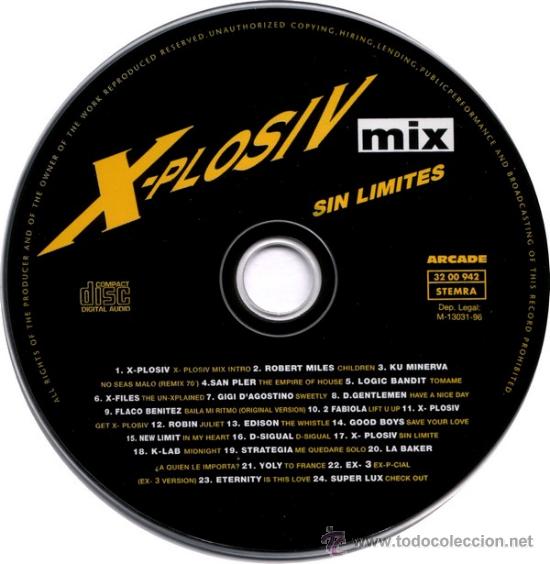 CDs de m&uacute;sica: Various ?&ndash; X-Plosiv Mix (Sin Limites)  CD - Foto 3