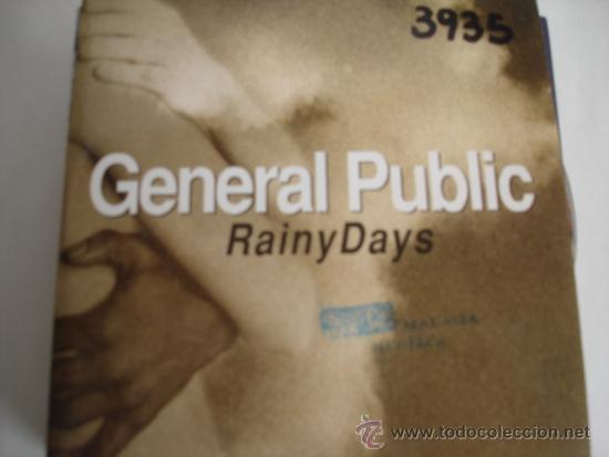 CDs de m&uacute;sica: GENERAL PUBLIC   RAINY DAYS  CD-SINGLE 1+1 - Foto 1