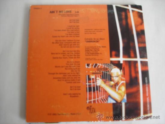 CDs de m&uacute;sica: LEXTER   AIN&acute;T NO LOVE  PROMO CD-SINGLE - Foto 2