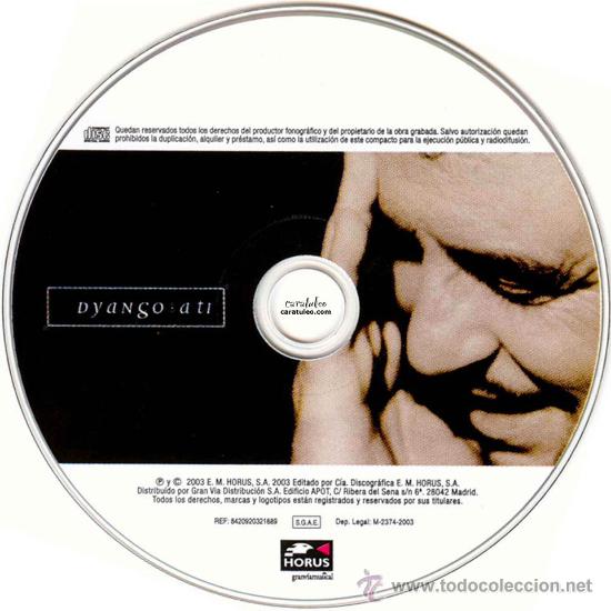 CDs de m&uacute;sica: DYANGO A TI CD ALBUM 2003 EXCELENTE ESTADO - Foto 3
