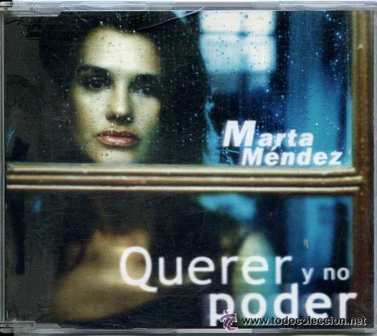 CDs de m&uacute;sica: MARTA MENDEZ QUERER Y NO PODER CD SINGLE A&Ntilde;O 2000 - Foto 1