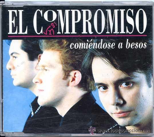 CDs de m&uacute;sica: EL COMPROMISO  COMIENDOSE A BESOS CD SINGLE A&Ntilde;O 1994 - Foto 1