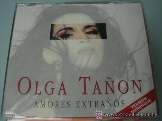 CDs de m&uacute;sica: OLGA TA&Ntilde;ON AMORES EXTRA&Ntilde;OS VERSION MERENGUE CD SINGLE - Foto 1