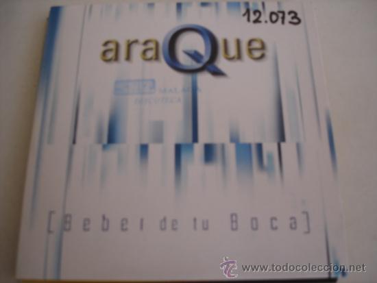 CDs de m&uacute;sica: ARAQUE   BEBER DE TU BOCA  PROMO CD-SINGLE - Foto 1
