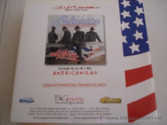 CDs de m&uacute;sica: FULANITO   CALLATE  PROMO CD-SINGLE - Foto 3