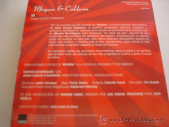 CDs de m&uacute;sica: MIRYAM & CALDERON  SE  PROMO CD-SINGLE - Foto 2