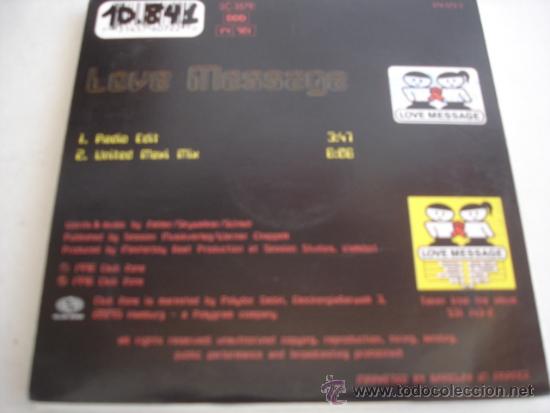 CDs de m&uacute;sica: LOVE MESSAGE   LOVE MESSAGE  cd-single 1+1 - Foto 2