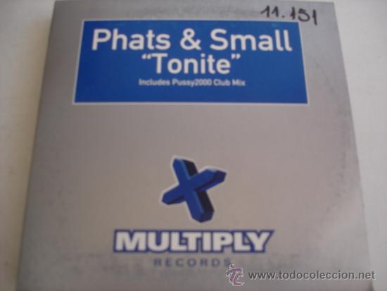 CDs de m&uacute;sica: PHATS & SMALL   TONITE  CD-SINGLE 1+1 - Foto 1