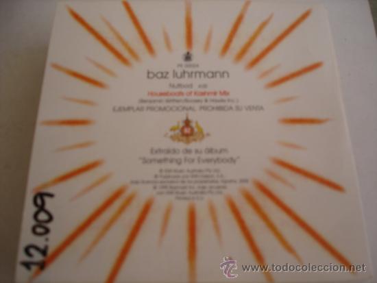 CDs de m&uacute;sica: BAZ LUHRMANN   NUTBOD  PROMO CD-SINGLE - Foto 2