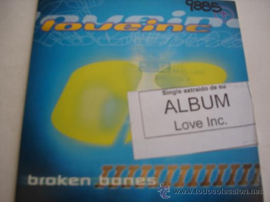 CDs de m&uacute;sica: LOVE INC   BROKEN BONES  CD-SINGLE 1+1 - Foto 1
