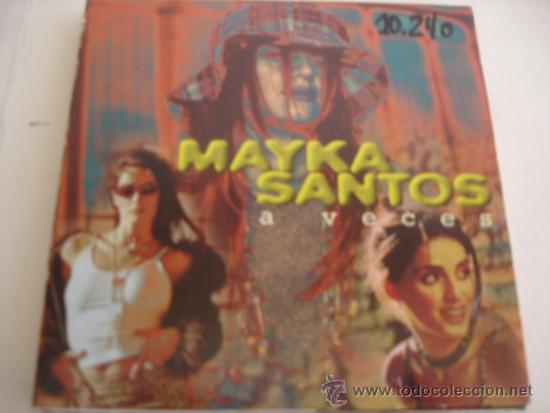 CDs de m&uacute;sica: MAYKA SANTOS A VECES PROMO CD-SINGLE - Foto 1