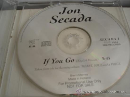CDs de m&uacute;sica: JON SECADA   IF YOU GO  PROMO CD-SINGLE - Foto 1