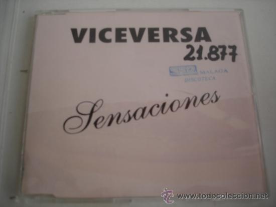 CDs de m&uacute;sica: VICEVERSA   SENSACIONES  PROMO CD-SINGLE - Foto 1