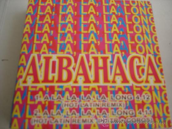 CDs de m&uacute;sica: ALBAHACA   ALA, LA, LA, LA, LONG  CD-SINGLE 1+1 - Foto 1