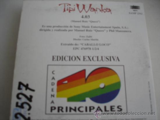 CDs de m&uacute;sica: CHEROKEE   TIPI WANKA  CD-SINGLE - Foto 2