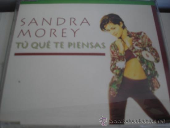 CDs de m&uacute;sica: SANDRA MOREY   TU QUE TE PIENSAS  CD-SINGLE - Foto 1